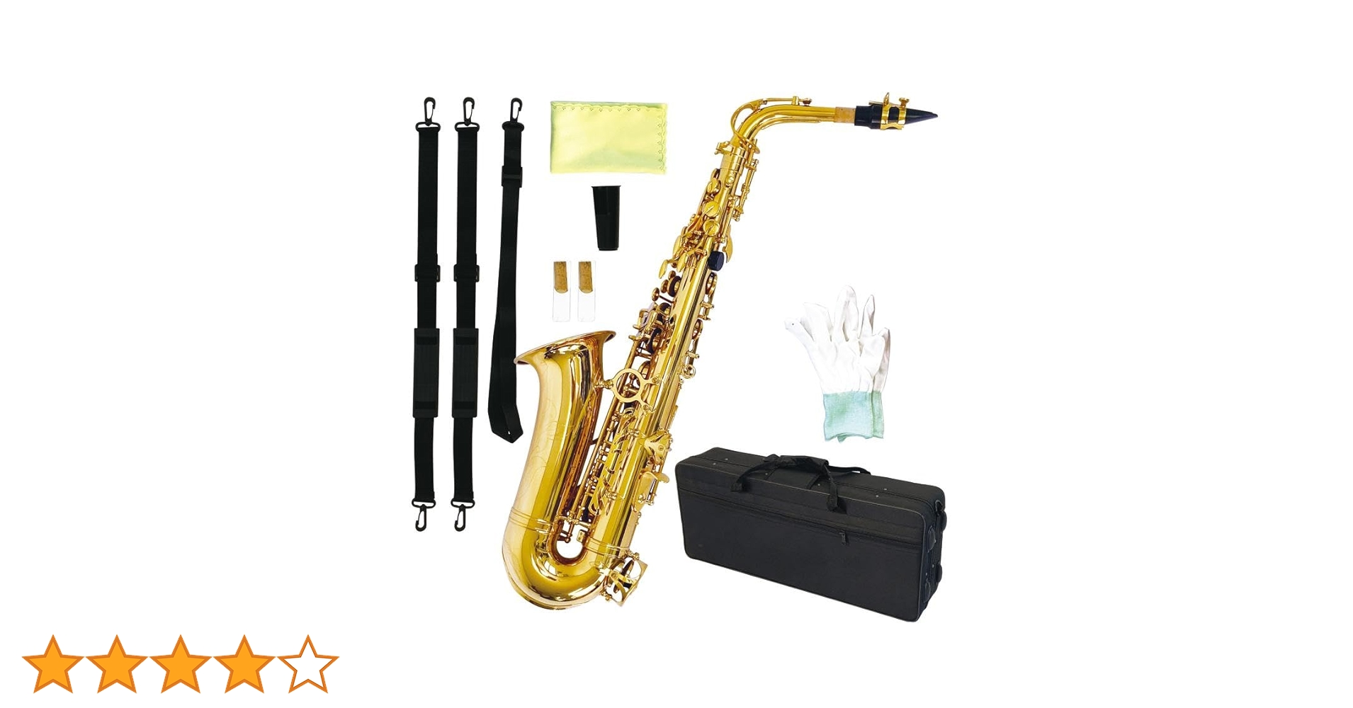 アルトサックス 初心者セット 入門用 E Saxophone 吹奏楽 668 アルトサックス 初心者セット E Saxophone ゴールドラッカー